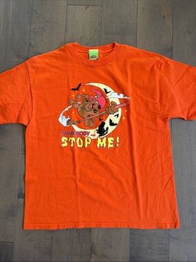 Vintage Scooby Doo Halloween Somebody Stop Me Witch Cartoon Network Shirt